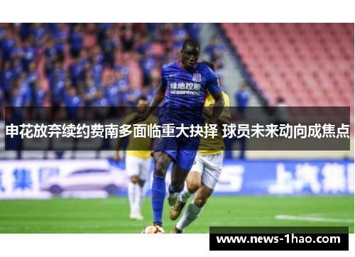 申花放弃续约费南多面临重大抉择 球员未来动向成焦点