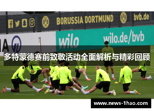 多特蒙德赛前致敬活动全面解析与精彩回顾